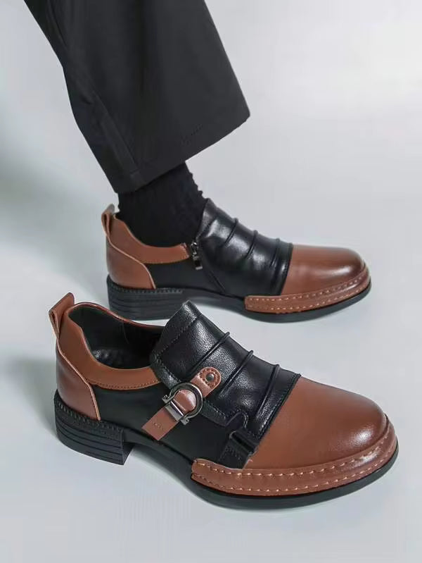 Versatile Men's Casual, Business, Formal, Driving, Office, Leisure Shoes, Breathable, Suitable For Banquet, Social Events, Plus Size